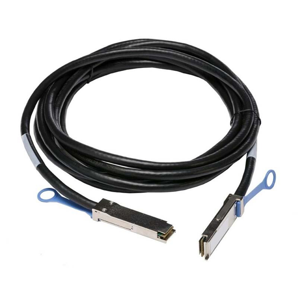 FiberTrade Кабель прямого подключения FT-QSFP+CabP-AWG26-3 (40G, 26AWG, QSFP+, 3м)