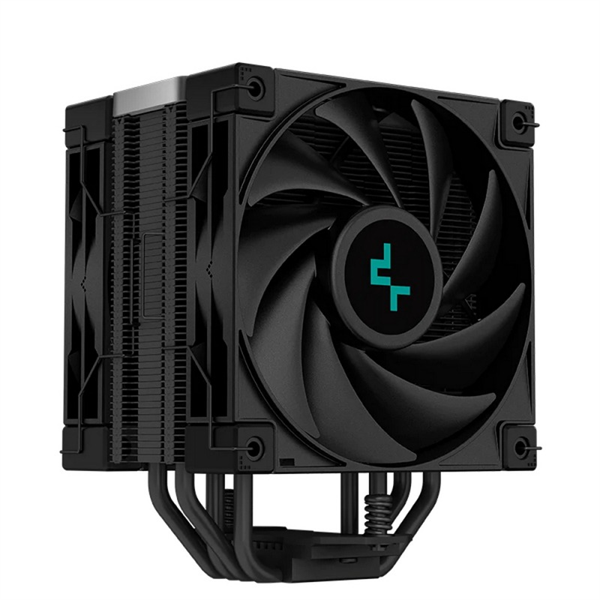 DEEPCOOL AK400 ZERO DARK PLUS LGA1700/1200/115X/AM5/AM4 (12шт/кор, TDP 220W, PWM, DUAL Fan 120mm, 4 тепл. Трубки, черный) RET