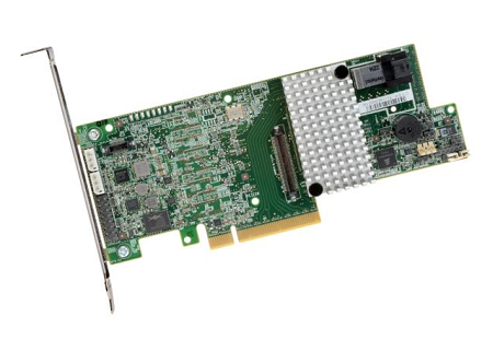 Broadcom/LSI 9361-8i (1G) (05-25420-08/LSI00417) (PCI-E 3.0 x8, LP) SGL SAS 12G, RAID 0,1,10,50,60, 8port (2*intSFF8643),1GB onboard, (analog LSI00198/L5-25121-28), 1 year