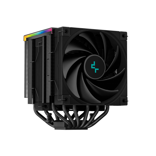 DEEPCOOL AK620 DIGITAL LGA20XX/1700/1200/115X/AM5/AM4 (8шт/кор, TDP 260W, PWM, DUAL Fan 120mm, 6 тепл. трубок, черный) RET