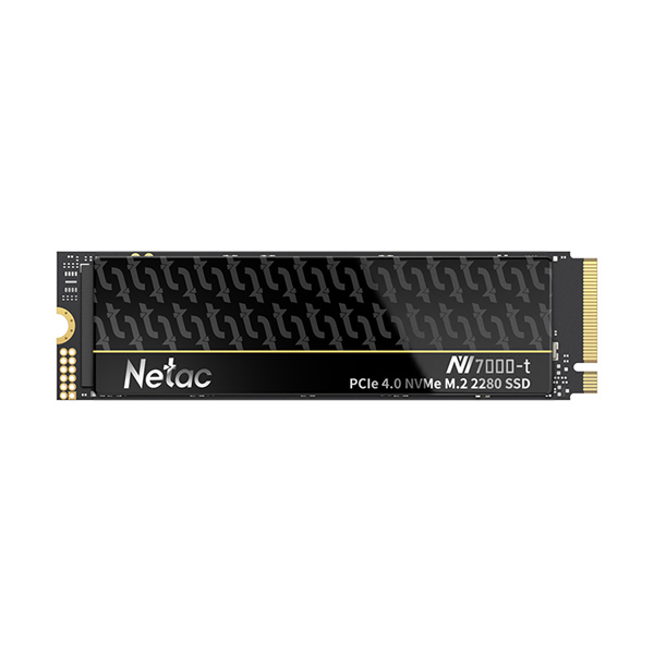 Netac SSD NV7000-t 1TB PCIe 4 x4 M.2 2280 NVMe 3D NAND, R/W up to 7300/6600MB/s, OPS(R4K) 1000K/700K, TBW 640TB, slim heatspreader, 5y wty