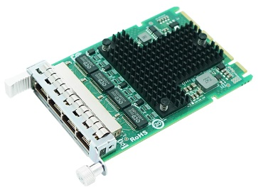 LR-Link NIC OCP 3.0, 4 x 1G RJ45, Intel I350AM4P chiset