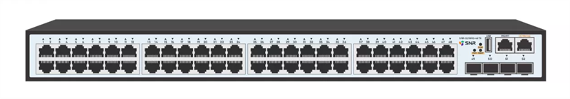 SNR Управляемый коммутатор уровня 2, 48 портов 10/100/1000Base-T, 4 порта 1/10G SFP+