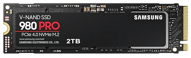 SSD M.2 (PCI-E NVMe) 2Tb (2048GB) Samsung 980 PRO (R7000/W5000MB/s) (MZ-V8P2T0BW) 1year