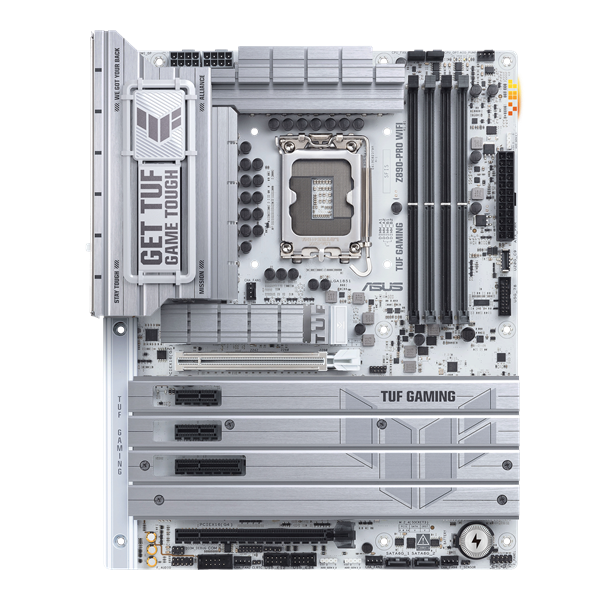 ASUS TUF GAMING Z890-PRO WIFI, LGA1851, Z890, 4*DDR5, 4*SATA, 4*M.2, 6*USB 3.2, 2*PCIx16, 1*PCIx4, 2*PCIx1,  2*Thunderbolt™ 4, HDMI+DP, ATX; 90MB1IR0-M0EAY0