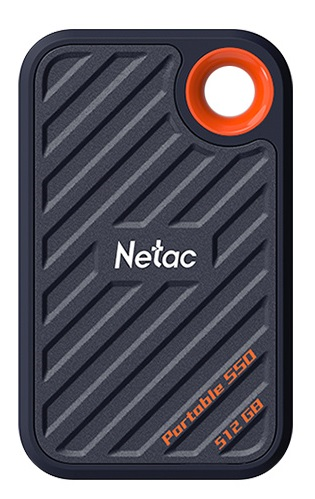 Netac ZX20 512GB USB 3.2 Gen 2 Type-C External SSD, R/W up to 2000MB/1800MB/s, with USB C to A cable and 20Gbps USB C to C cable 5Y wty