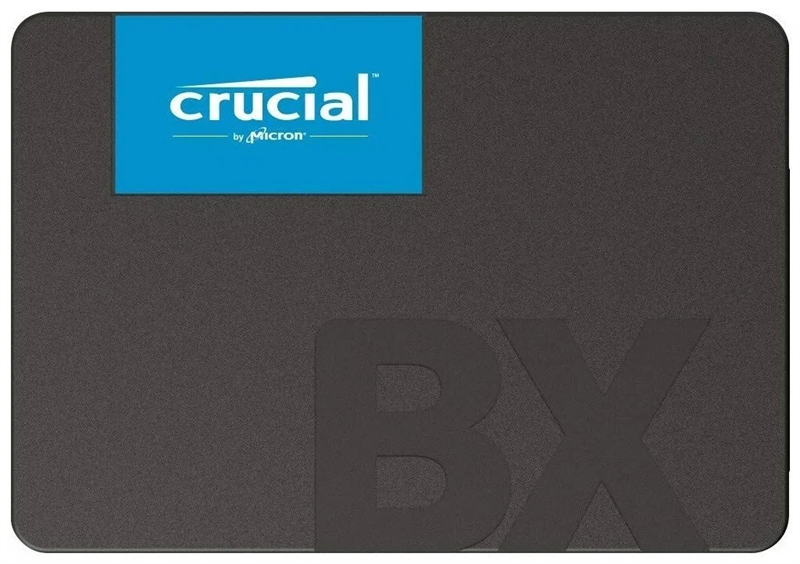 Crucial SSD Disk BX500 500GB SATA 2.5” 7mm (with 9.5mm adapter) SSD, 1 year