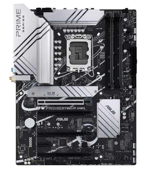 ASUS PRIME Z790-P WIFI, LGA1700, Z790, 4*SATA, 3*M.2, 3*USB 3.2, 4*USB 2.0, Type-C, 4*PCIx16, 1*PCIx1, HDMI+DP, ATX; 90MB1CJ0-M1EAY0