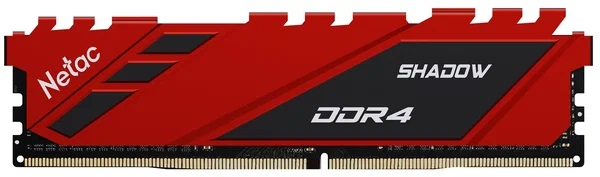 Netac Shadow 16GB DDR4-2666 C19 Red Memory module (DIMM)