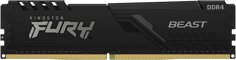 Kingston 32GB 3200MHz DDR4 CL16 DIMM 2Rx8 FURY Beast Black