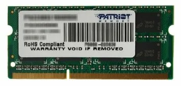 Patriot DDR3 8GB 1600MHz SO-DIMM SINGLE 1*8GB CL11 11-11-11 1.5V