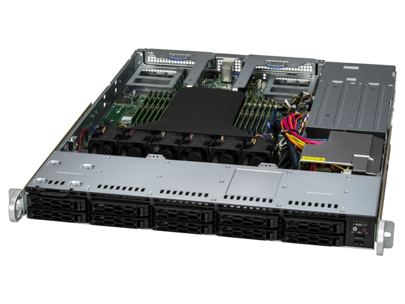 Supermicro CloudDC A+ Server 1U 1115CS-TNR 1xGenoa 9004 / noDIMM(12)/ 10x2,5"(NVMe)/ 2x10GbE 2x10GbSFP+/ SFT-DCMS-Single/2x 860W/2nd config