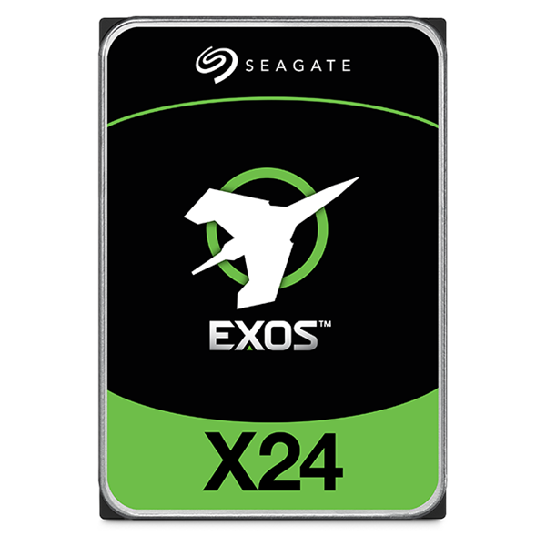 Seagate Exos X24 HDD 3.5" SATA 24Tb, 7200 rpm, 512Mb buffer, 512e/4Kn, CMR, ST24000NM002H, 1 year