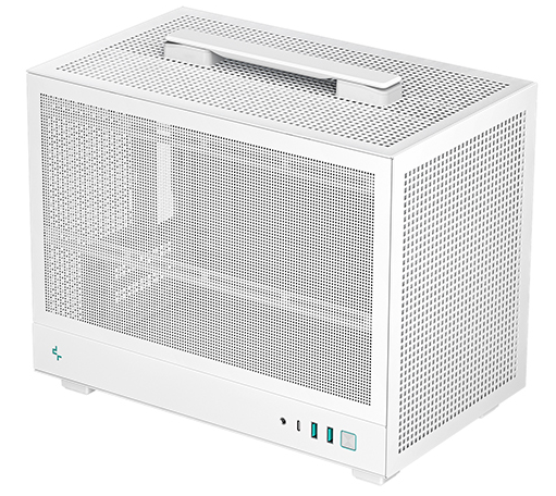 Deepcool CH160 MESH WH без БП, белый, MINI-ITX