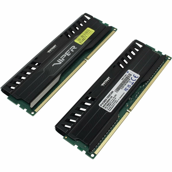 Patriot Viper 3 DDR3 DIMM 8GB 1600MHz KIT 2*4GB CL9 9-9-9-24 1.5V