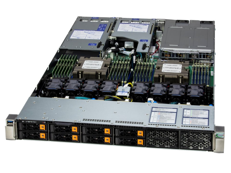 Supermicro Hyper A+ Server 1U 1125HS-TNR 2xGenoa 9224/4x32Gb/1xPM9A3 960GB NVMe(8SFF)/2-port 10GBase-T/2x1200W(1st config)