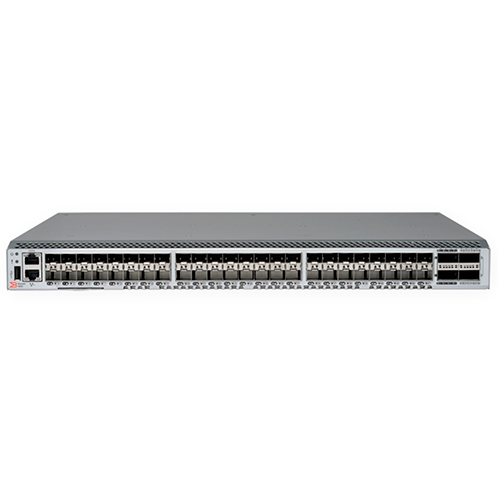 Brocade G620 FC, 64 ports/24 active, 24*32G SWL SFP+ trans, 2*RHS PowerSup, portside exh, rails, EntBndl gratis, FOS notupgradable (DS6620B,SN6600B,SNS3664,DB620S)