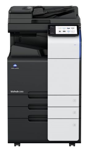 Konica Minolta bizhub C250i (МФУ, A3, 25 стр./мин, без крышки и ADF, без тумбы, без картриджей, без кабеля питания, запуск только инженером платно)