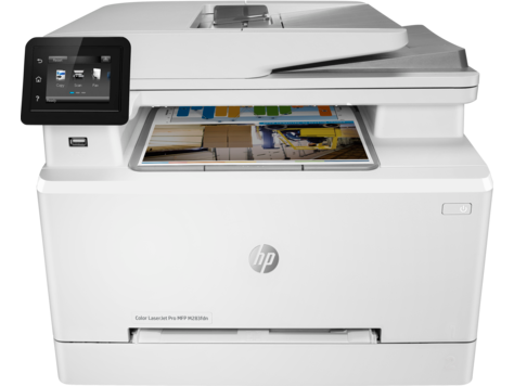 HP MFP Color LaserJet Pro M283fdn (p/c/s/f, A4, 21(21ppm), 600dpi, 256 Mb, ADF50, Duplex,  USB 2.0, Fast Ethernet10/100 Base-TX, 2tray 250+1 , cart. 1350&750 cmy inbox Repl. T6B81A)