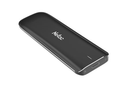 Netac ZX Black 250GB USB 3.2 Gen 2 Type-C External SSD, R/W up to 1050MB/950MB/s, with USB C to A cable and USB C to C cable 3Y wty