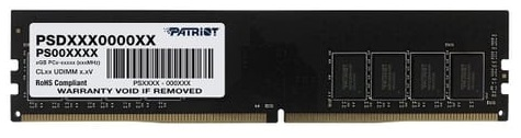 Patriot SL DDR4 DIMM 16GB 2666MHz CL19 1*16GB 19-19-19-43 1.2V