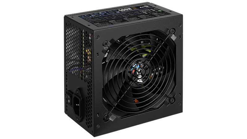 Aerocool KCAS PLUS 500W <80+ Bronze, ATX12V 2.4, 20+4P, 4+4P, PCIe 6+2P x2, PATA x4, SATA x7>