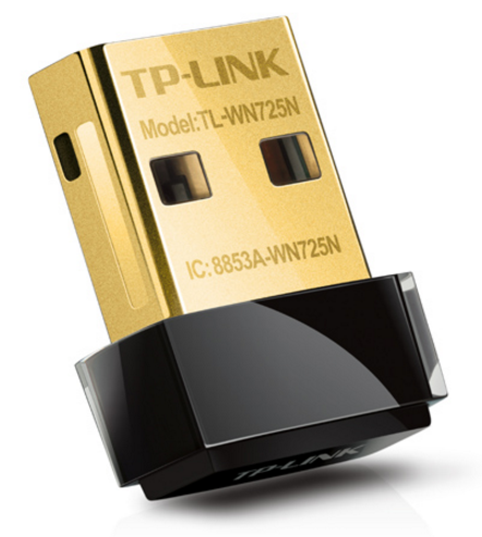 TP-Link TL-WN725N, 150Mbps Nano Wi-Fi USB Adapter