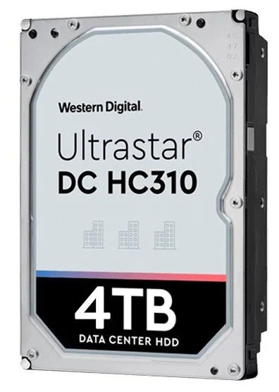 Western Digital Ultrastar DC HС310 HDD 3.5" SATA 4Tb, 7200rpm, 256MB buffer, 512e (0B36040), 1 year