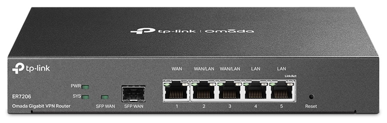 TP-Link ER7206, SafeStream™ Gigabit Multi-WAN VPN Router