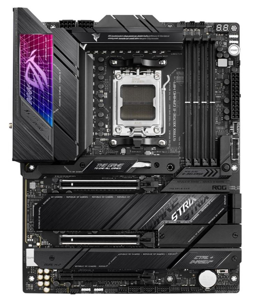 ASUS ROG STRIX X670E-E GAMING WIFI, AM5, X670, 4*DDR5, 4*SATA, 4*M.2, 10*USB 3.2, Type-C, 3*PCIx16,DP+HDMI, ATX; 90MB1BR0-M0EAY0