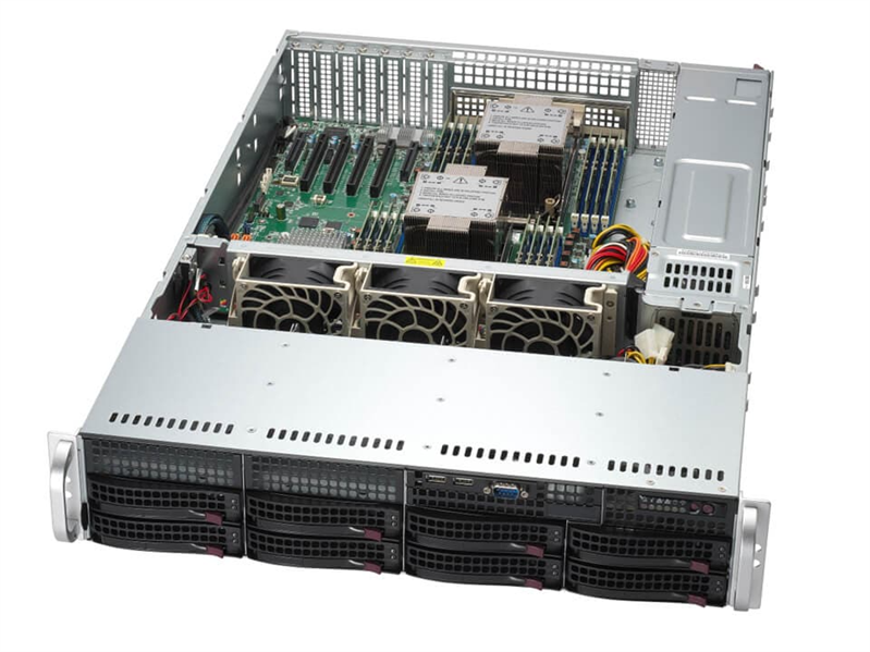 Supermicro SuperServer 2U 621P-TR / 2x4410Y/ 2x64Gb/ 1xIntel D3 S4520 480GB SATA/ 2x1200W/ 1st config