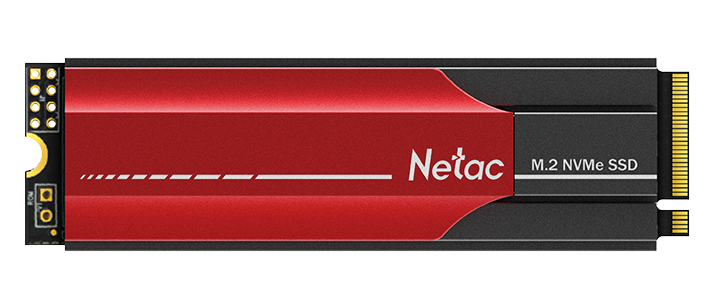 Netac SSD N950E Pro 1TB PCIe 3 x4 M.2 2280 NVMe 3D NAND, R/W up to 3350/2800MB/s, IOPS(R4K) 400K/380K, TBW 800TB, 1024MB DRAM buffer, with heat sink, 5y wty