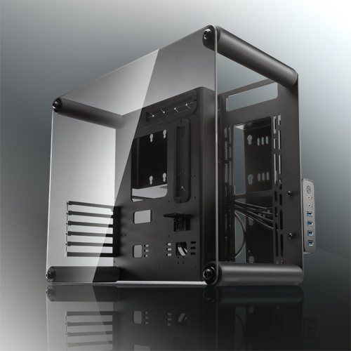 Raijintek PAEAN M (Micro-ATX, Aluminum Open frame case; Aluminum 3.0mm + SGCC 1.0mm; 4.0mm Tempered Glass; USB3.0 *2 + USB2.0*2; 5 PCI slots)