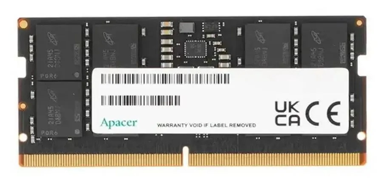 Apacer  DDR5  8GB  5600MHz SO-DIMM CL46 1.1V (Retail) 1024*8  3 years (AS08GHB56CVDBGH/FS.08G2C.RKH)