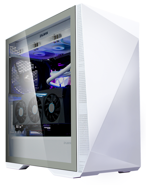 ZALMAN Z9 ICEBERG, EATX, WHITE, WINDOW, 4x3.5", 6x2.5", 2xUSB2.0, 2xUSB3.0, 1xUSB 3.1 Gen2 Type-C, FRONT 1x140mm, REAR 1x140mm