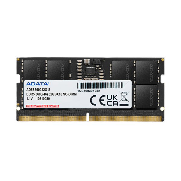 ADATA DDR5 SO-DIMM 32GB 5600MHz 1*32GB 46-45-45 SINGLE TRAY