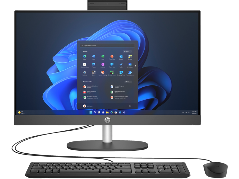 HP ProOne 240 G10 All-in-One NT 23,8"(1920x1080)Core i5-1335,8GB,512GB,eng usb kbd,mouse,WiFi,BT,U IrisX,Iron Gray,Win11ProMultilang,1Wty