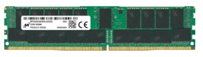 Micron DDR4 RDIMM 64GB 2Rx4 3200 MHz ECC Registered MTA36ASF8G72PZ-3G2, 1 year, OEM