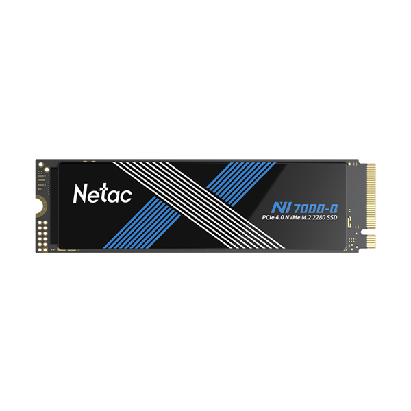 Netac SSD NV7000-Q 2TB PCIe 4 x4 M.2 2280 NVMe 3D NAND, R/W up to 7100/6200MB/s, TBW1280TB with heat spreader, 5y wty