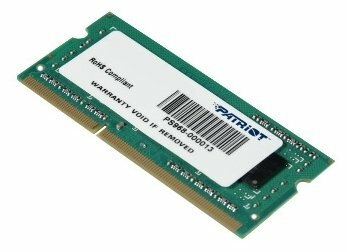 Patriot DDR3 4GB 1600MHz SO-DIMM SINGLE 1*4GB CL11 11-11-11 1.5V