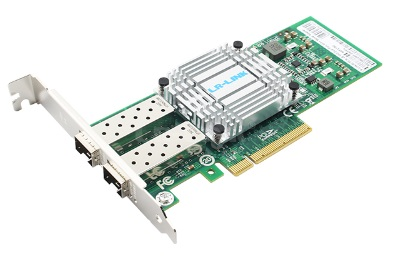 LR-Link NIC PCIe x8, 2 x 10G SFP+, Intel 82599ES chipset (FH+LP)