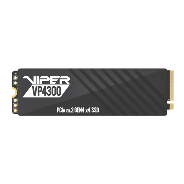 Patriot Viper VP4300 2TB M.2 2280 NVMe PCIe 4.0 x4 R7400/W6800 TBW 2000TB DRAM-Buffered 3D NAND TLC