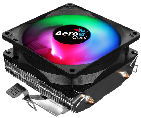 Aerocool Air Frost 2 110W / FRGB / 3-Pin / Intel 115*/775/1200/1700 /AMD / Heat pipe 6mm x2