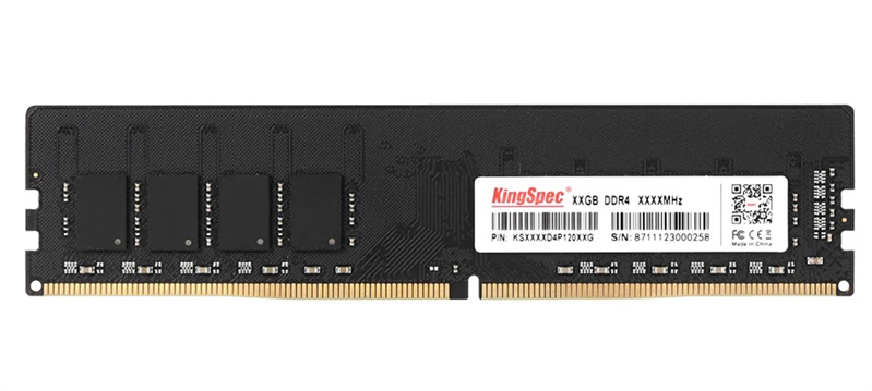 KingSpec DDR4 DIMM 16GB 3200MHz CL17 1x16GB 1.35V 288-pin