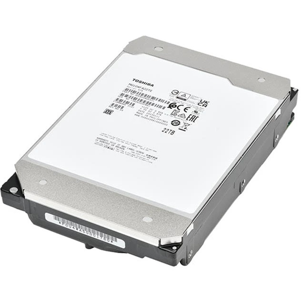 Toshiba Enterprise HDD 3.5" SAS 22TB, 7200 rpm, 512MB buffer, 512e/4Kn, MG10SFA22TE, 1 year