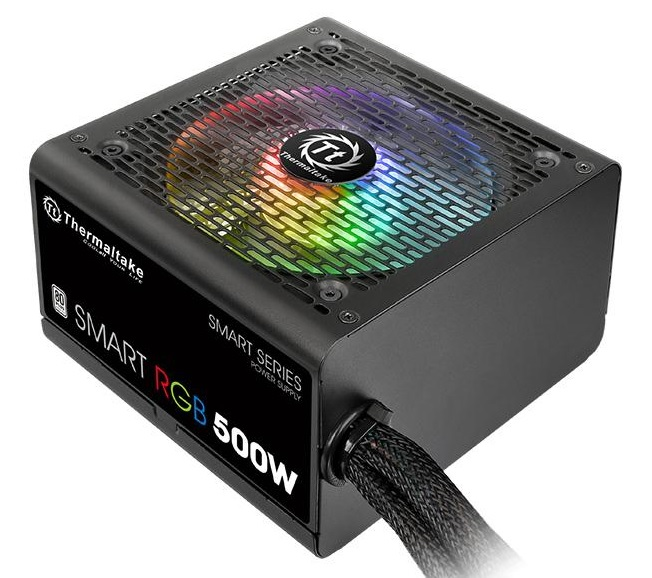 Блок питания Thermaltake PS-SPR-0500NHSAWE-1, 500W / APFC / 80+ / Smart RGB