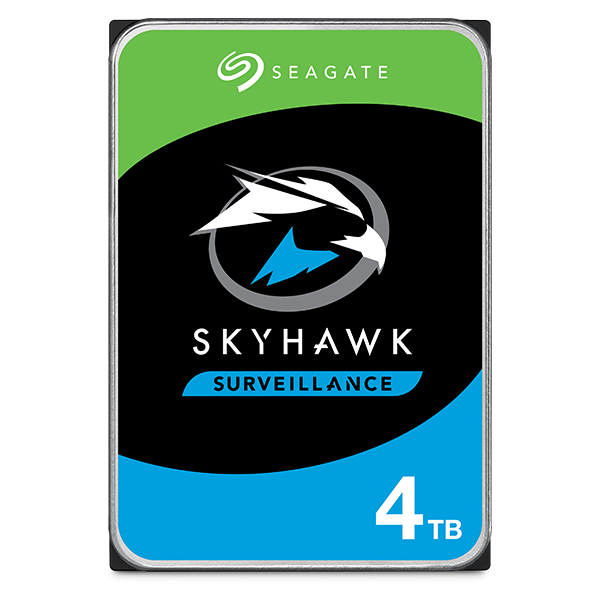 Seagate Skyhawk HDD 3.5" SATA 4Tб, 5400 rpm, 256Mb buffer, 512e/4Kn, CMR, ST4000VX013, 1 year