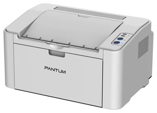 Pantum P2200, Printer, Mono laser, А4, 20 ppm (max 15000 p/mon), 600 MHz, 1200x1200 dpi, 64 MB RAM, paper tray 150 pages, USB, start. cartridge 1600 pages (grey)