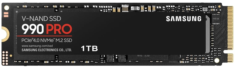 SSD M.2 (PCI-E NVMe 2.0 Gen 4.0 x4) 1Tb Samsung 990 PRO (R7450/W6900MB/s) 1year